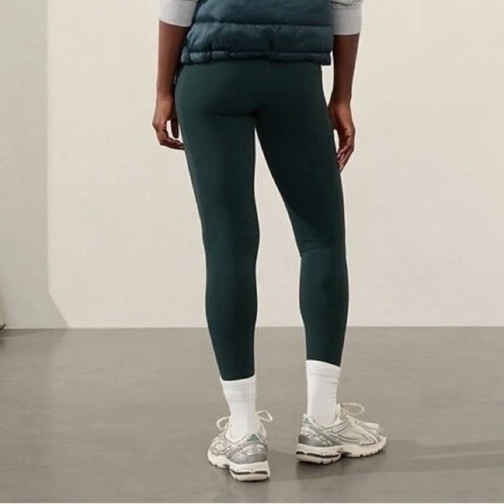 Athleta Salutation Stash High Rise Legging XS cypress green NWOT - Picture 3 of 8